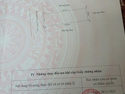 Bán đất Mỹ Tranh, Nam Sơn, An Dương, Hải Phòng. Ô tô đỗ cửa chỉ 1,59 tỷ 2
