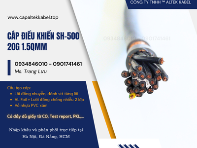 Cáp điều khiển Altek Kabel SH-500 20x1.5mm2 0
