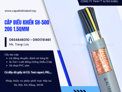 Cáp điều khiển Altek Kabel SH-500 20x1.5mm2 2