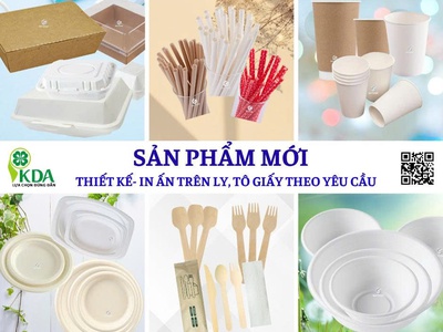 Nhận in theo yêu cầu các loại túi khăn lạnh ly giấy VĨNH LONG 0