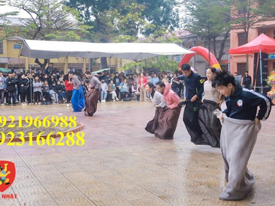 Nhảy bao bố , dụng cụ nhảy bao bố , thi bao bố 2