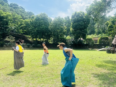 Nhảy bao bố , dụng cụ nhảy bao bố , thi bao bố 4