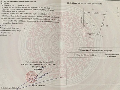 Bán đất đẹp gần khu du lịch thác trăng, tân lạc, hòa bình 2