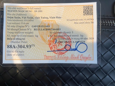 Gia đình cần bán Hyundai Elantra 2