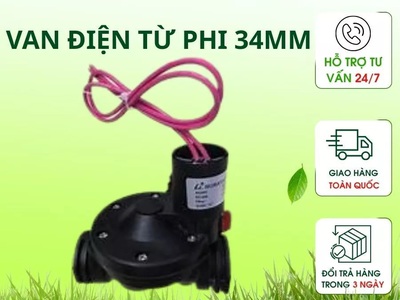 Van điện từ Phi 34mm - E-Greenlife nhà vườn xanh 0