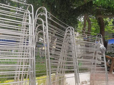 Giá phơi khăn bằng inox 10