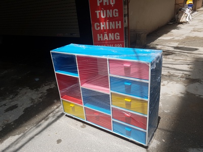 Tủ kệ mầm non, giá để đồ chơi cho bé đủ kiểu dáng, kích thước, hàng có sẵn 2