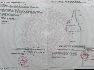 Chính chủ bán 7971m2 đất sẵn sổ duy nhất mặt tiền vành đai 4-tân uyên-bình dương 1