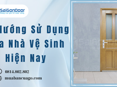 Xu Hướng Sử Dụng Cửa Nhà Vệ Sinh Hiện Nay 1