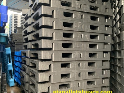 Xả Kho Pallet Nhựa Mới 100 Kích Thước 600x1000x100mm Giao Hàng Nhanh 2