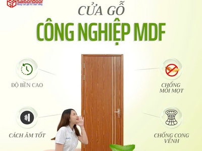 Giải mã sức hút của cửa gỗ công nghiệp MDF: Đẳng cấp sang trọng cho không gian sống hiện đại 0