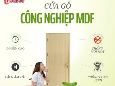 Giải mã sức hút của cửa gỗ công nghiệp MDF: Đẳng cấp sang trọng cho không gian sống hiện đại 1