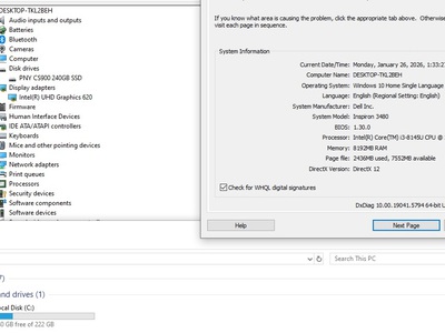 Laptop Dell Inspiron 3480 Core i3-8145U Ram 8GB SSD 240GB VGA ON Màn 14 Inch Máy Đẹp 5