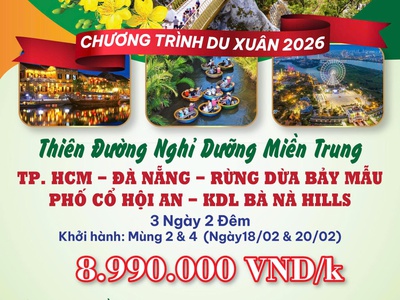 Tour tết miền trung   huế,đà nẵng,hội an cùng saco travel 1