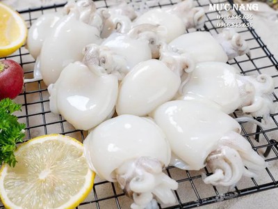 Mực nang tươi làm sạch giá tốt không ai bằng 0