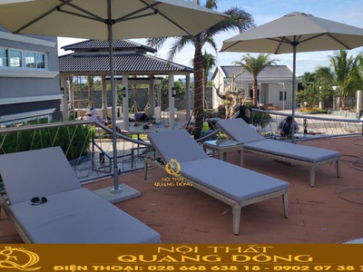 Những mẫu ghế nằm hồ bơi được ưa chuộng tại resort cao cấp 7