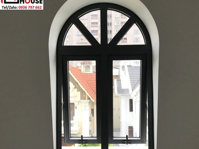Cửa sổ mở hất 2 cánh Xingfa: Thiết kế thoáng, chống mưa tốt 0