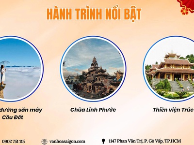 Tour Tết Âm 2026 Đà Lạt 3N3Đ - SGC Tourist 2