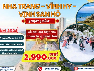 Vĩnh Hy Nha Trang Tết âm lịch 2026 - SGC 0