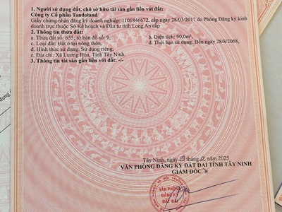 Đất nền có sổ sẵn, sang tên ngay hỗ trợ lãi suất 0 cần đóng lãi và gốc trong 18 tháng đầu tiên. 2