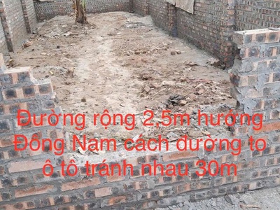 Chính chủ bán đất ở vị trí đẹp 43.5 m2 tại trung thôn, đông hội, đông anh, giữa vinhome cổ loa 1