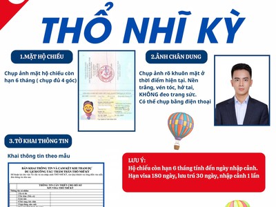 Chỉ từ 2.700K Sở hữu ngay visa Thổ Nhĩ Kỳ, sẵn sàng vi vu châu Âu, Á 1