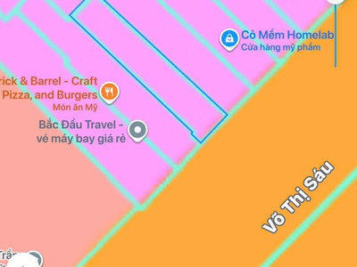 Bán nhà mặt tiền đ.võ thị sáu, tân định, quận 1 - dt 52m2 full thổ cư vuông đẹp - view công viên 0