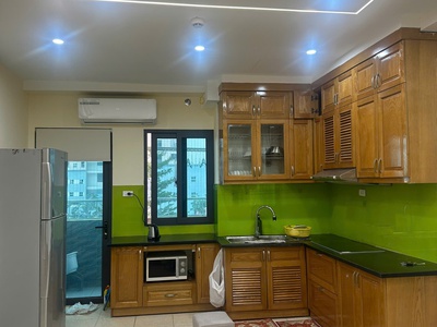 Cho thuê  căn hộ góc 107,8m  - tòa ct2b khu nhà ở quân đội, phường thạch bàn, quận long biên, hà 2