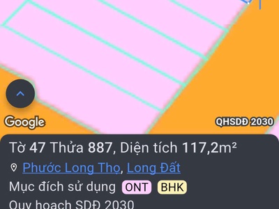 Chủ cần bán gấp trong tết 2 nền mặt tiền nhựa tim vàng phước long thọ 1