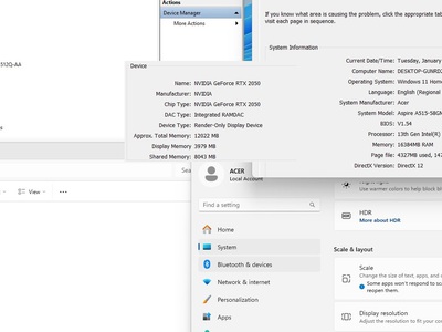 Laptop Acer Aspire A515-58GM Core i5-13420H RAM 16GB SSD 512GB 2 VGA Rời RTX 2050 Full HD Máy Đẹp 6
