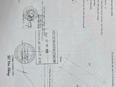 Bán đất mặt đường 302 Làng mạ, Tam Quan, Tam Đảo, Vĩnh Phúc. DT 100m2 giá chỉ 3.4 tỷ 0