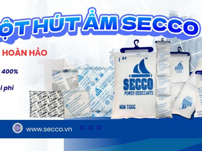 Bột Hút Ẩm Secco 1000g  Dây 3 Túi    Giải Pháp Treo Container Chuyên Dụng 0