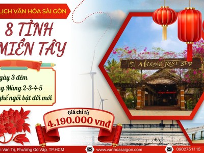 Du xuân qua 8 tỉnh miền Tây 4N3D - SGC Tourist 0
