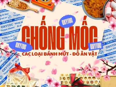 Giải pháp kéo dài thời gian bảo quản mứt dừa, bánh kẹo Tết với OXYTOC 2