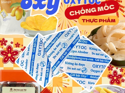 Giải pháp kéo dài thời gian bảo quản mứt dừa, bánh kẹo Tết với OXYTOC 3