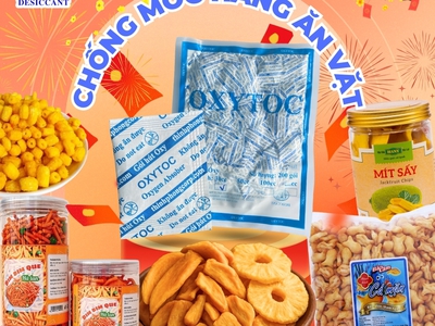Bánh mứt dễ mốc, có nên dùng gói chống mốc OXYTOC không 0