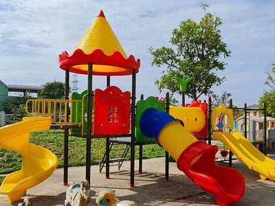 Thietkekhuvuichoi decorhanoid mangtruot reviewhomestay.Bí kíp giữ chân khách nhí 8