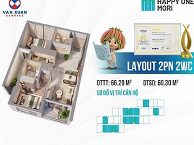 Happy one mori   căn hộ chuẩn nhật giữa trung tâm lái thiêu 1
