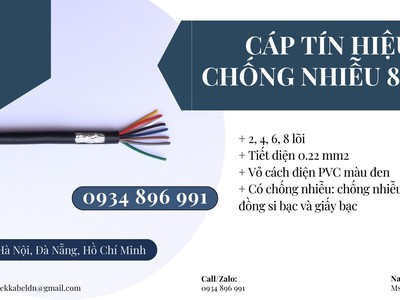 Cáp Chống Nhiễu 8X0.22 Mm2 Hồ Chí Minh, Long An, Tây Ninh. 1