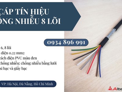 Cáp Chống Nhiễu 8X0.22 Mm2 Hồ Chí Minh, Long An, Tây Ninh. 2