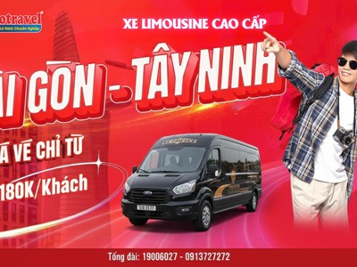 Xe Sài Gòn đi Tây Ninh Núi Bà Đen hàng ngày - Saco Travel 0