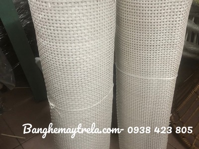 Tấm mây nhựa đan caro trang trí 6