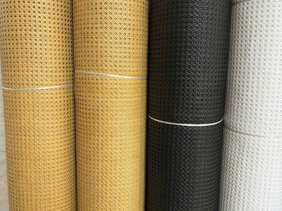 Tấm mây nhựa đan caro trang trí 4