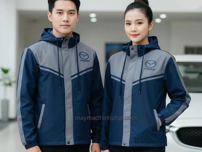 Xưởng may áo khoác gió đồng phục quà tặng công ty 0