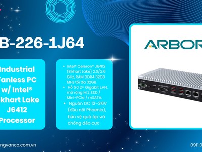  SB-226-1J64   Industrial Fanless PC hiệu năng ổn định 0