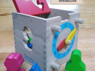 Hộp thả hình gỗ, nhà thả hình gỗ tại sao nên và rất cần mua cho bé 7