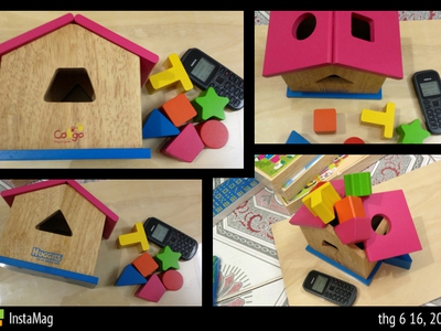 Hộp thả hình gỗ, nhà thả hình gỗ tại sao nên và rất cần mua cho bé 8