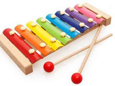 Đàn đế gỗ, phím hợp kim dễ thương 8thanh với âm thanh trong trẻo 10