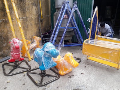 Thú nhún lò xo, người ngồi lên được loại to đại  nhún nhảy điệu nghệ hơn 200 mẫu 4