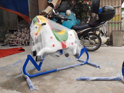 Thú nhún lò xo, người ngồi lên được loại to đại  nhún nhảy điệu nghệ hơn 200 mẫu 8